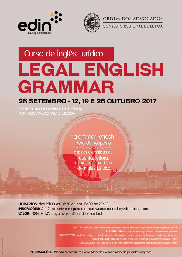 Curso Legal English 